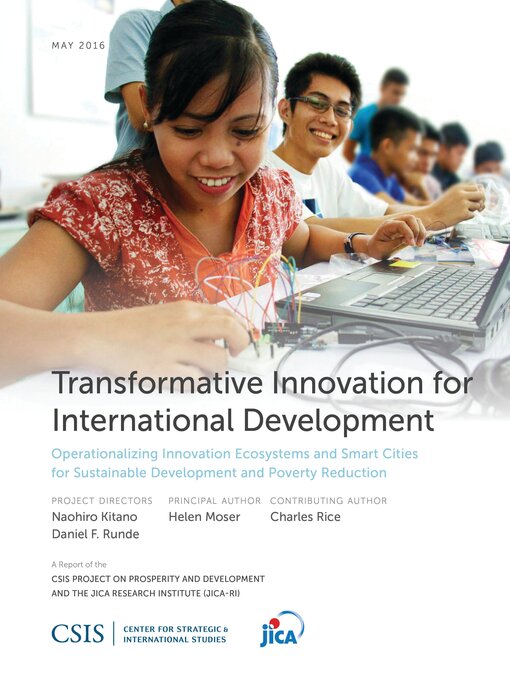 Title details for Transformative Innovation for International Development by Helen Moser - Available